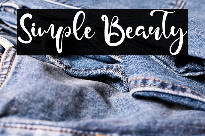 Simple Beauty Example 1