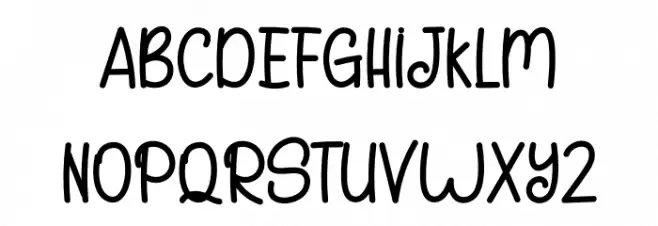 Simple Black خط أحرف كبيرة