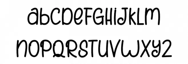 Simple Black خط أحرف صغيرة