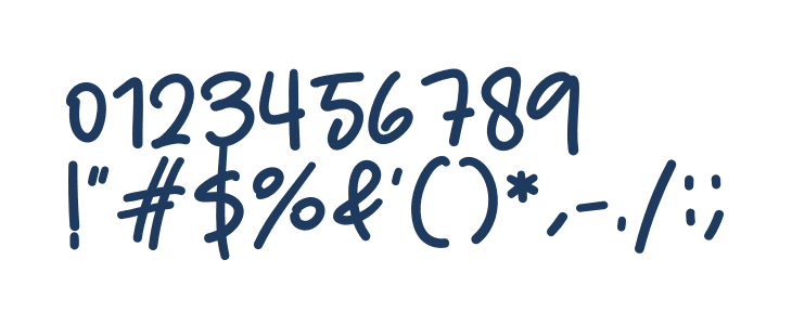 Simple Bold Other Characters