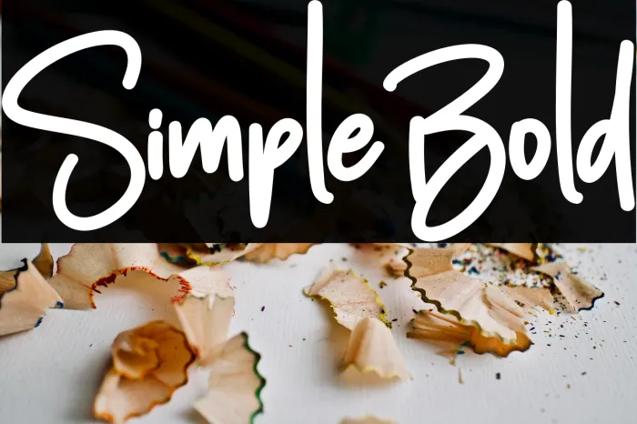 Simple Bold Example 1