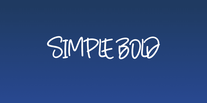 Simple Bold Social Header