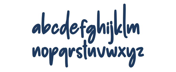 Simple Bold Lowercase