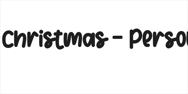 Simple Christmas - Personal use Logo
