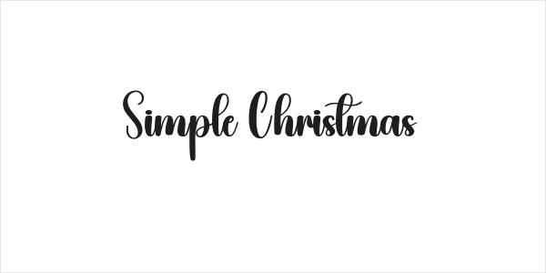 Simple Christmas Logo
