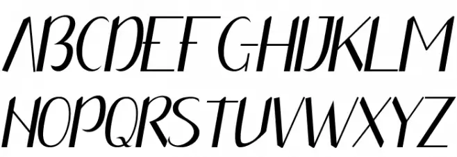 Simple Couple Demo Italic Schriftart Groß