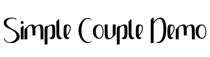 Simple Couple Demo  Free Fonts Download