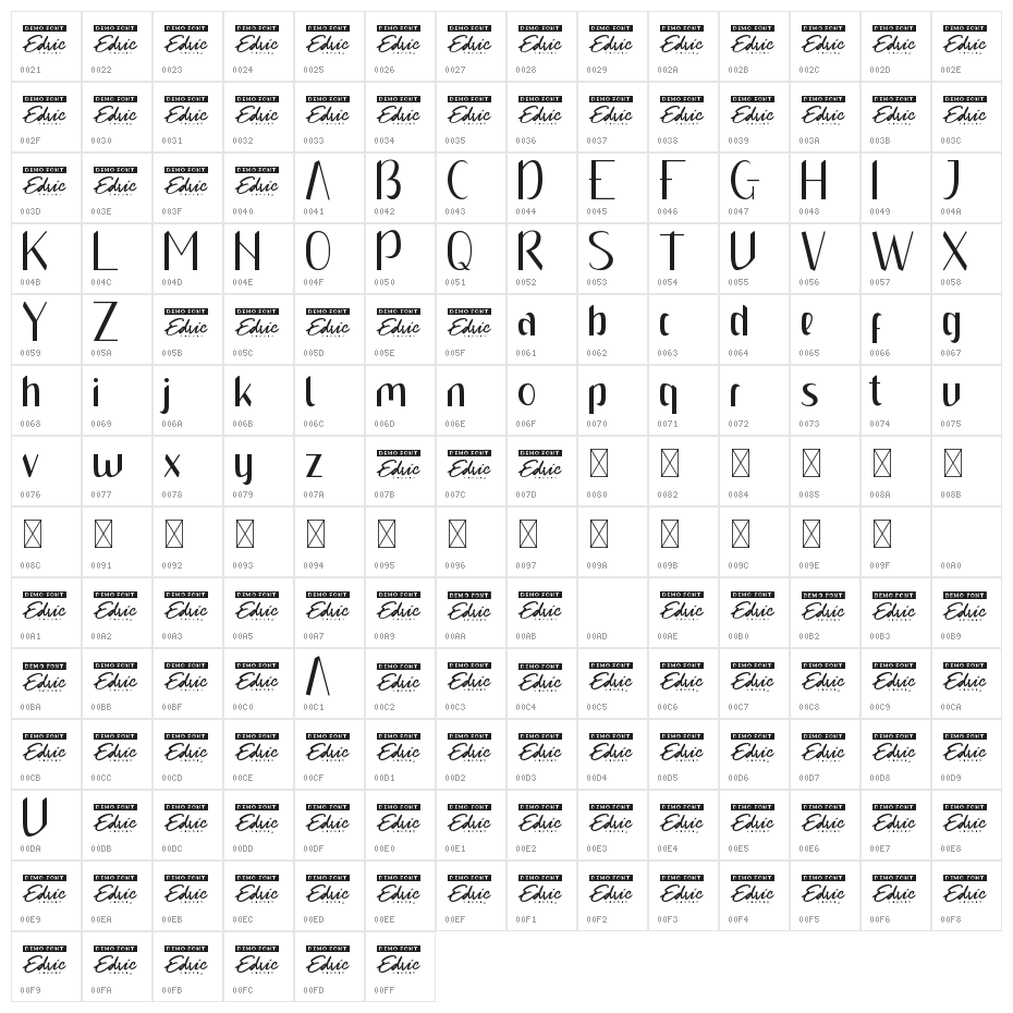 Simple Couple Demo Character Map