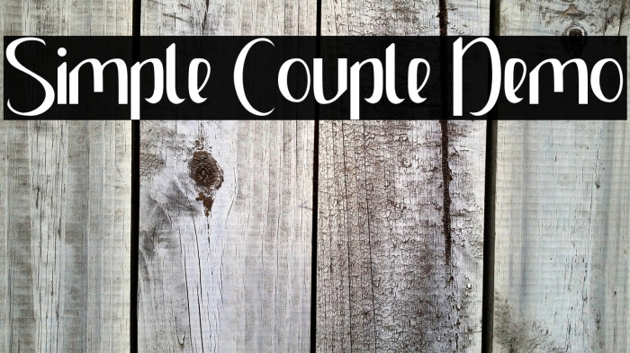 Simple Couple Demo Example 1