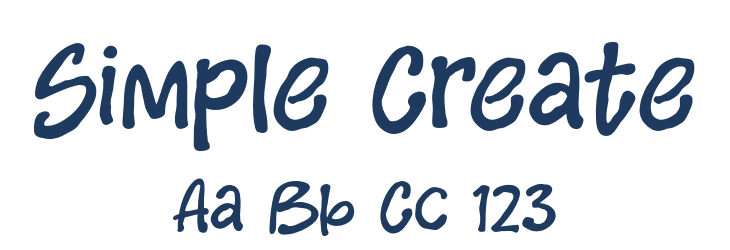 Simple Create Font Preview