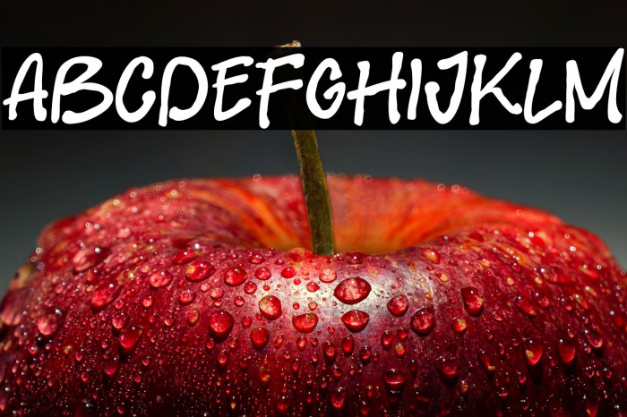 Simple Create Font examples