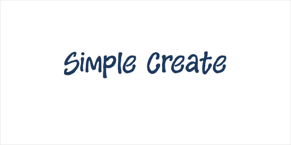 Simple Create Logo
