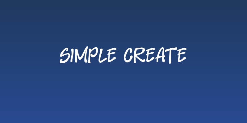 Simple Create Social Header