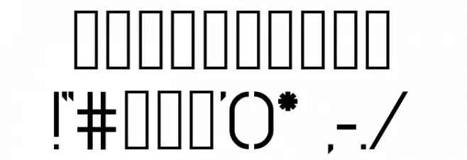 Simple Dandy Font OTHER CHARS