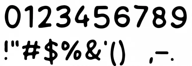 Simple Day Font OTHER CHARS