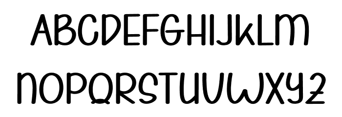 Simple Design Font UPPERCASE