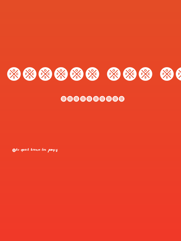 Simple Dry Brush Italic Poster