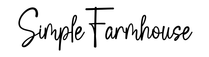 Simple Farmhouse Font