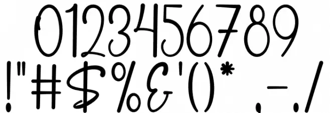 Simple Farmhouse Font OTHER CHARS