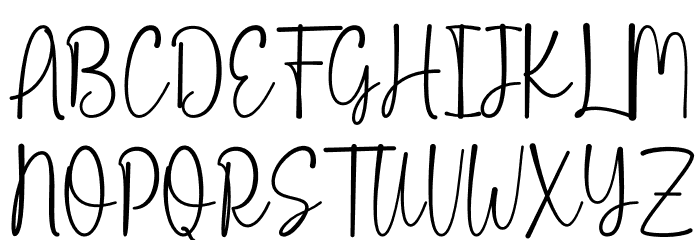 Simple Farmhouse Font UPPERCASE