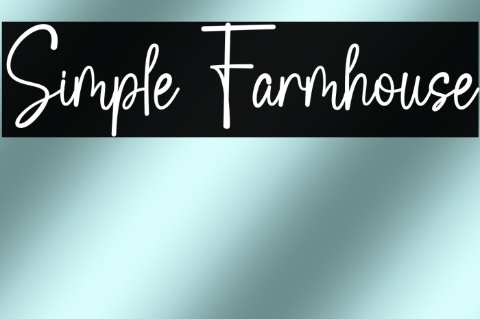 Simple Farmhouse Example 2