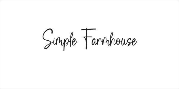 Simple Farmhouse Logo
