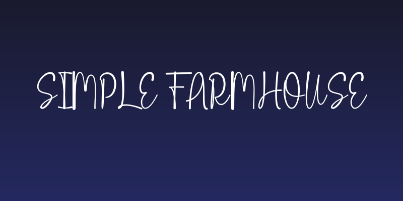 Simple Farmhouse Social Header