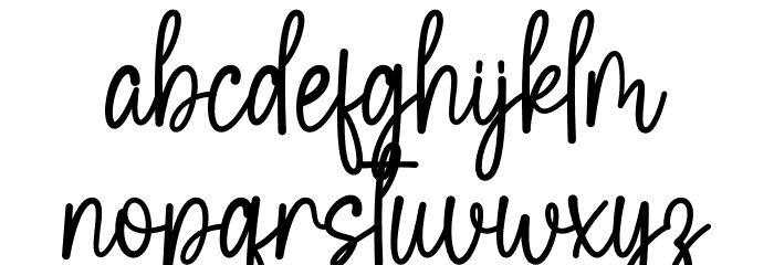 Simple Farmhouse Font LOWERCASE