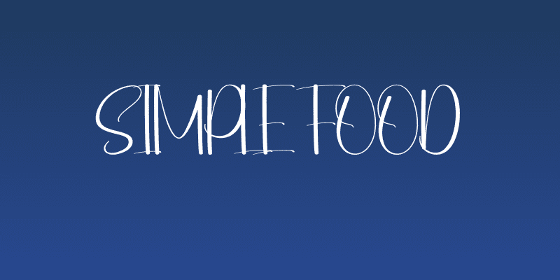 Simple Food Social Header
