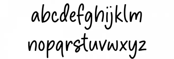 Simple Games फ़ॉन्ट लोअरकेस