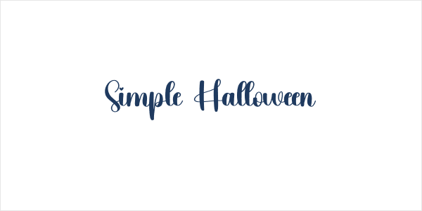 Simple Halloween Logo