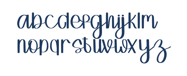 Simple Handmade Lowercase