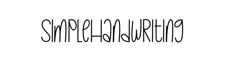 Simple Handwriting  Descarca Fonturi Gratis