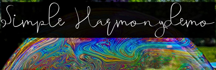 Simple Harmonydemo Example 1