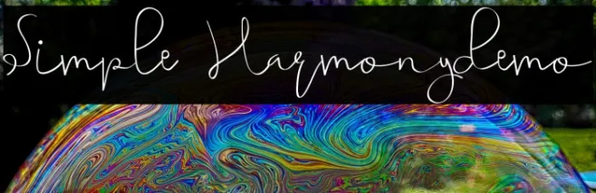 Simple Harmonydemo Example 1