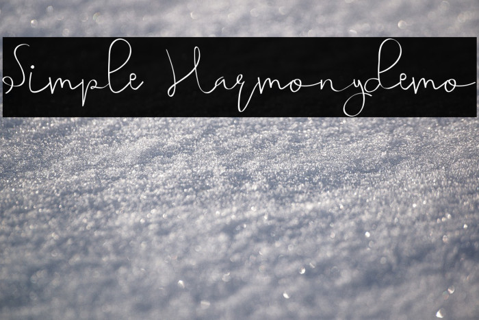 Simple Harmonydemo Example 2