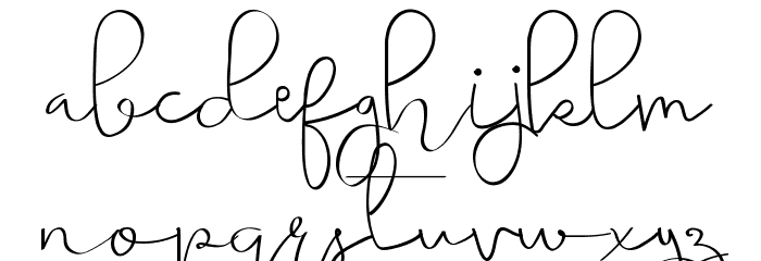 Simple Harmonydemo Font LOWERCASE