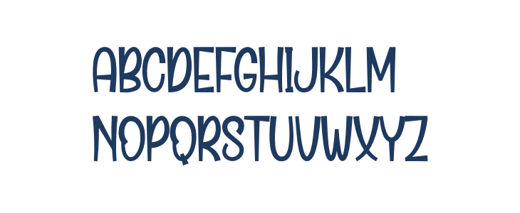 Simple Holiday Uppercase