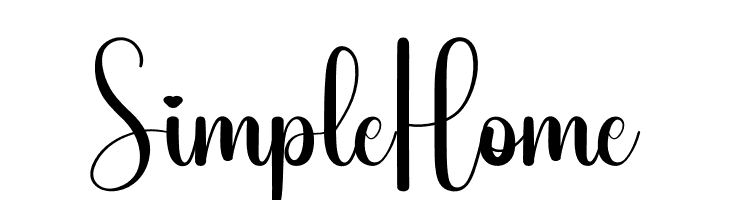 Simple Home  font caratteri gratis