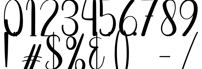 Simple Home Font Alte caractere