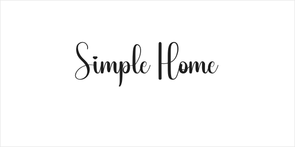 Simple Home Logo