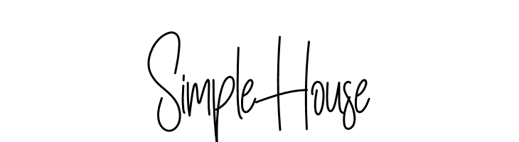 Simple House  नि: शुल्क फ़ॉन्ट्स डाउनलोड