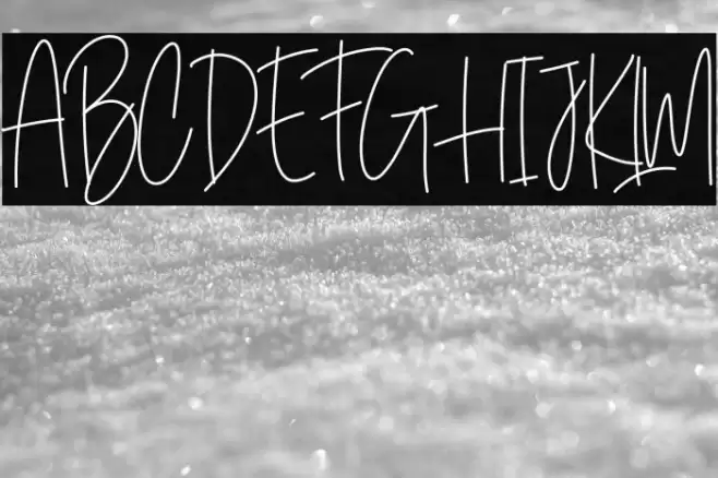 Simple House Шрифта examples