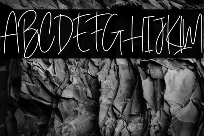 Simple House Шрифта examples