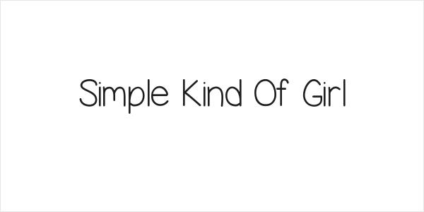 Simple Kind Of Girl Logo