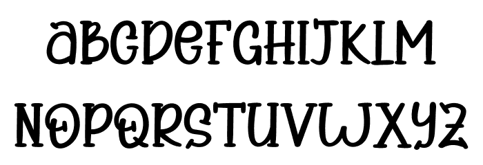 Simple Kitchen Font LOWERCASE