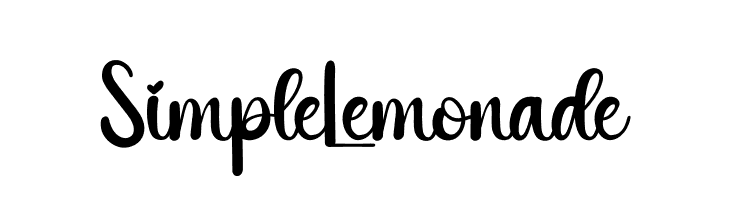 Simple Lemonade  font caratteri gratis