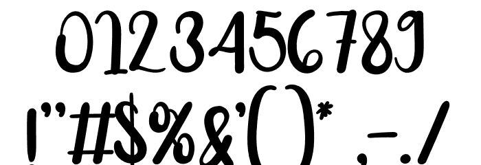 Simple Lemonade Font OTHER CHARS