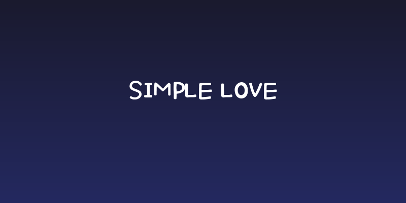 Simple Love Social Header