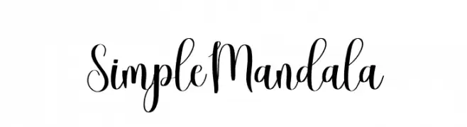 Simple Mandala  baixar fontes gratis